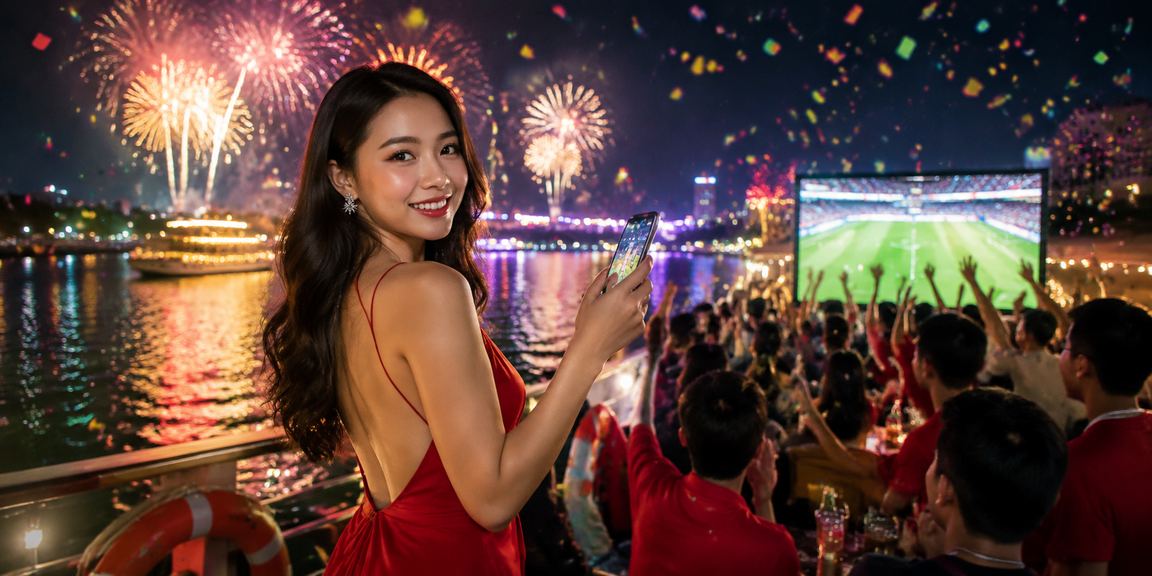 Khung cảnh lễ hội casino di động tại Đà Lạt